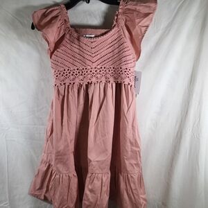 Nwt girls size 12 Speechless Blush Pink Kids Dress